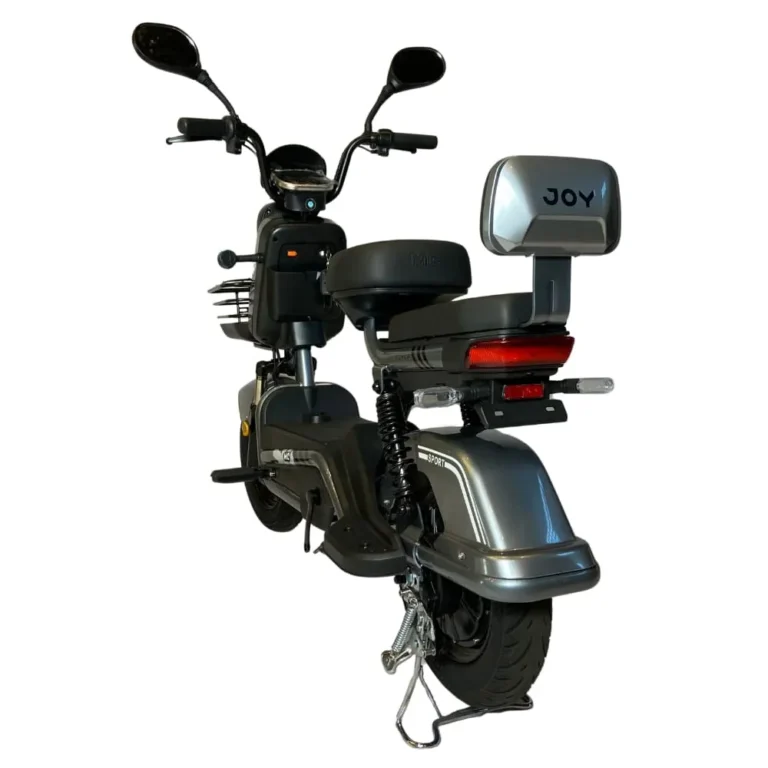 scooter eletrica joy super 800 cinza