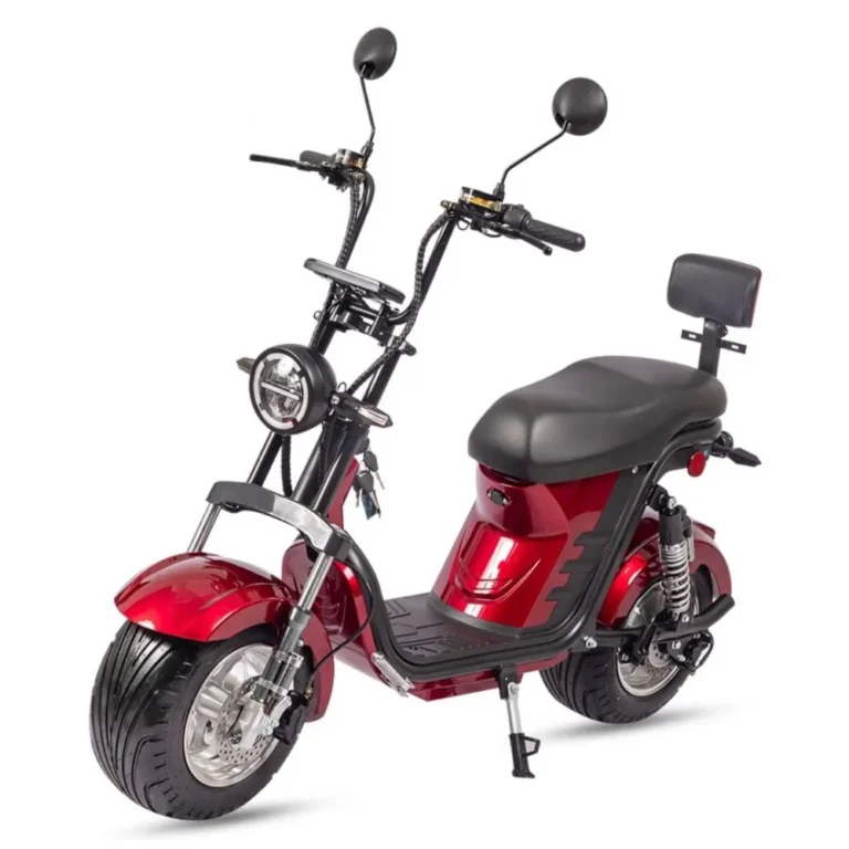 scooter eletrica vermelha x6 1000w ecomotors