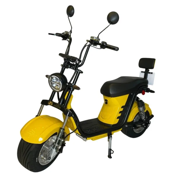 scooter eletrica amarela x6 1000w ecomotors